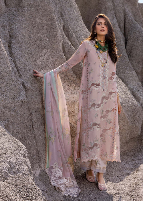 Saira Shakira | Luxury Lawn 25 | SERENA-B XS Blush Pink Lawn