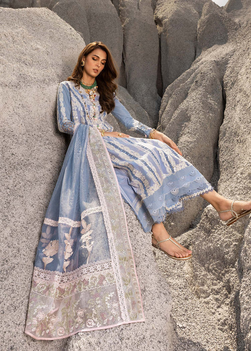 Saira Shakira | Luxury Lawn 25 | NADINE-A XL Periwinkle Lawn