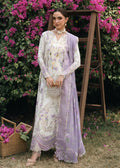 Crimson | Tasawar 25 | LAVENDER FALL - D5B XS White Organza