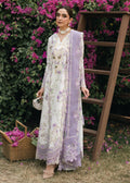 Crimson | Tasawar 25 | LAVENDER FALL - D5B L White Organza