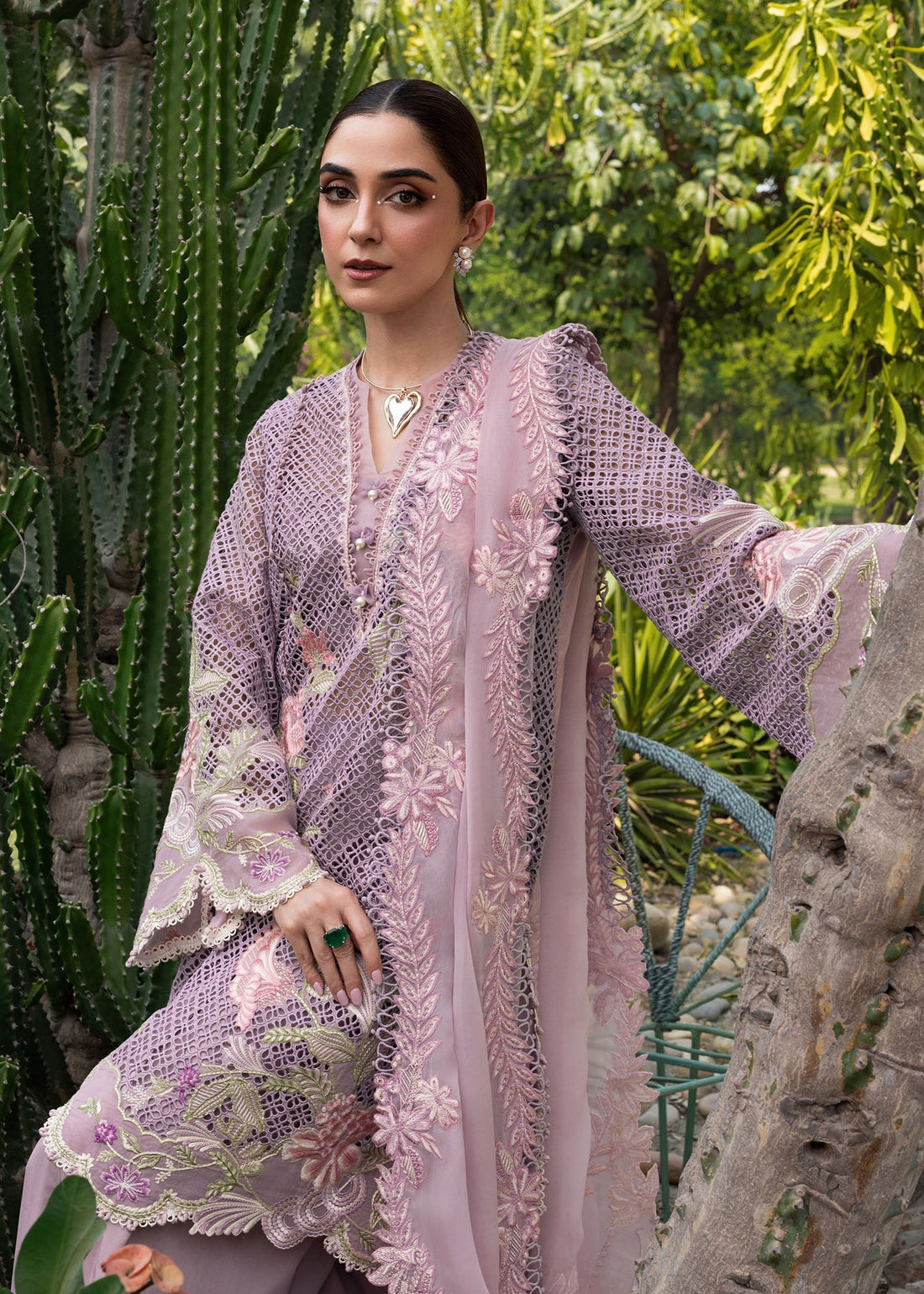 Crimson | Tasawar 25 | ONE TRUE LOVE - D6B XS Lilac Organza