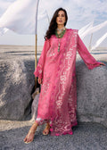 Saira Shakira | Luxury Lawn 25 | SAMARA-B XS Lipstick Pink Lawn