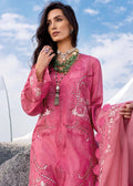 Saira Shakira | Luxury Lawn 25 | SAMARA-B XL Lipstick Pink Lawn