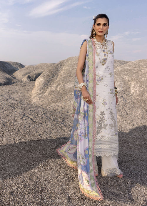 Saira Shakira | Luxury Lawn 25 | CECIL-B XS Off White Lawn