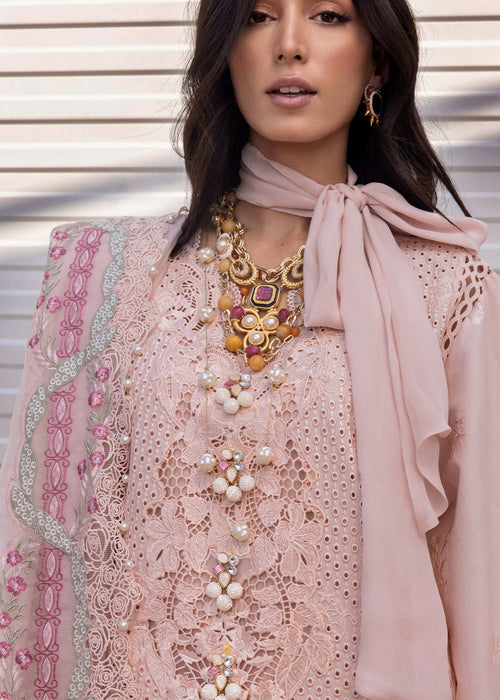 Saira Shakira | Luxury Lawn 25 | LEYLA-A L Pink Lawn