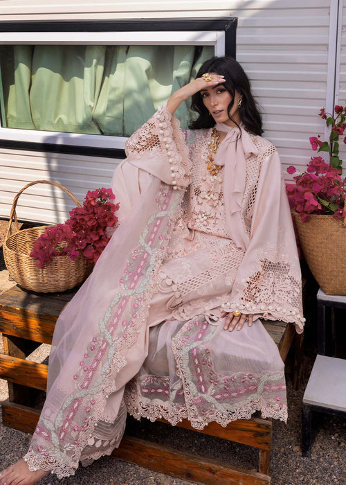 Saira Shakira | Luxury Lawn 25 | LEYLA-A M Pink Lawn