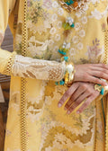 Saira Shakira | Luxury Lawn 25 | SERENA-A L Dust Yellow Lawn