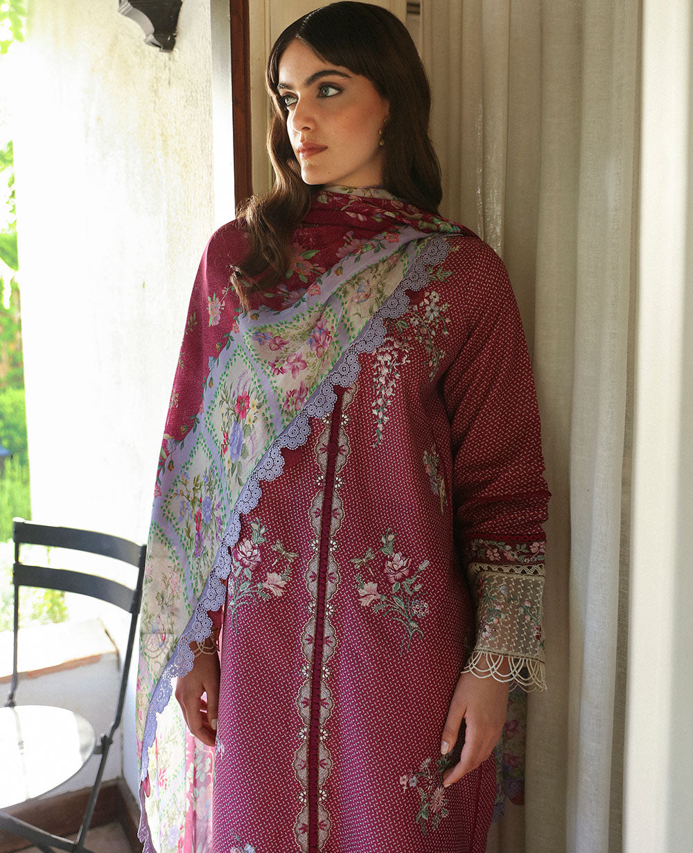 Republic Womenswear | Aylin Summer Lawn 24 | Fleur (D2-A) -  Republic Womenswear Luxury -  Saira Sultan