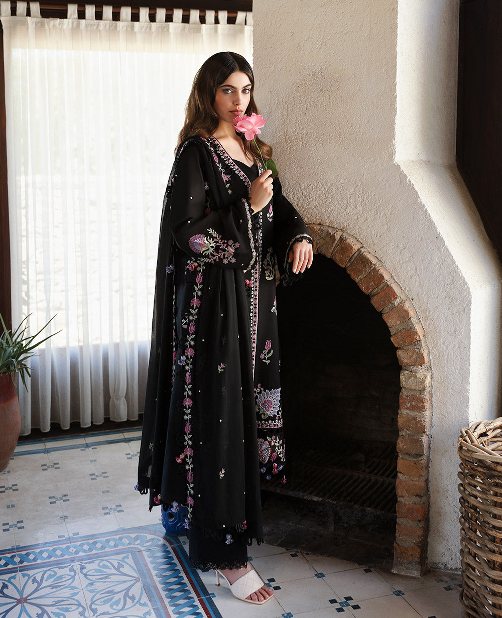 Republic Womenswear | Aylin Summer Lawn 24 | Muguet (D1-A) -  Republic Womenswear Luxury -  Saira Sultan