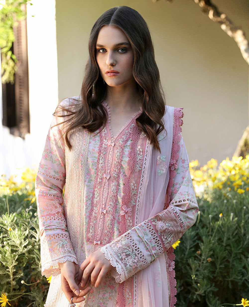 Republic Womenswear | Aylin Summer Lawn 24 | Rosa (D8-B) -  Republic Womenswear Luxury -  Saira Sultan