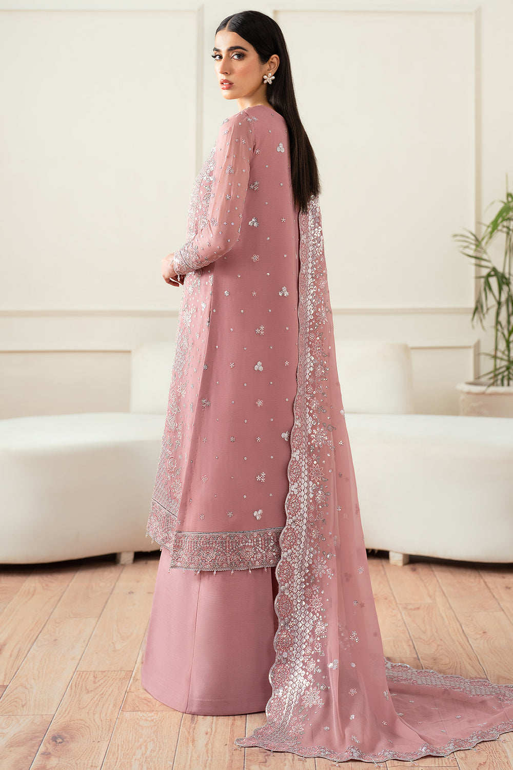 Farasha | Essence Formals 25 | Mauve Light - Pakistani Designer Dress - by Farasha - Type : Ladies Clothes - 100% Original at Saira Sultan