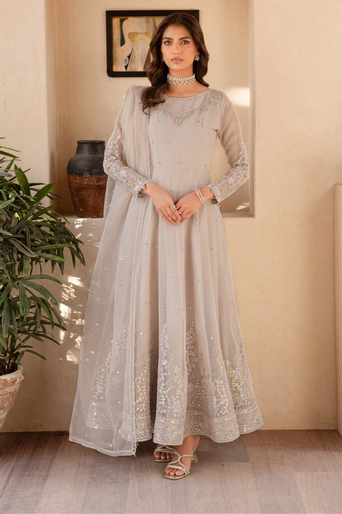 Emaan Adeel | Noore Festive Formals | SORAYA XS Off White Organza