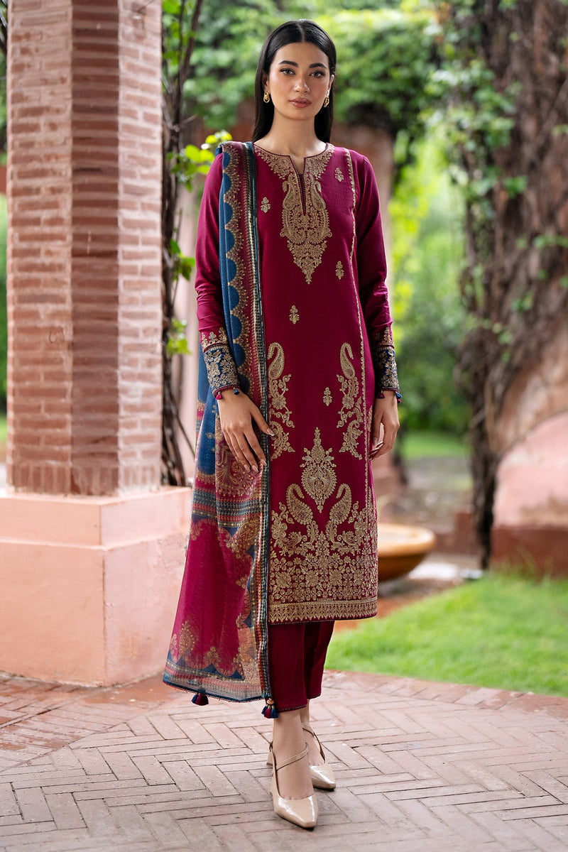 Jazmin | Winter Edition 24 | KHADDAR UW-0069 - Pakistani Designer Dress - by Jazmin | Type: Luxury - 100% Original at Saira Sultan