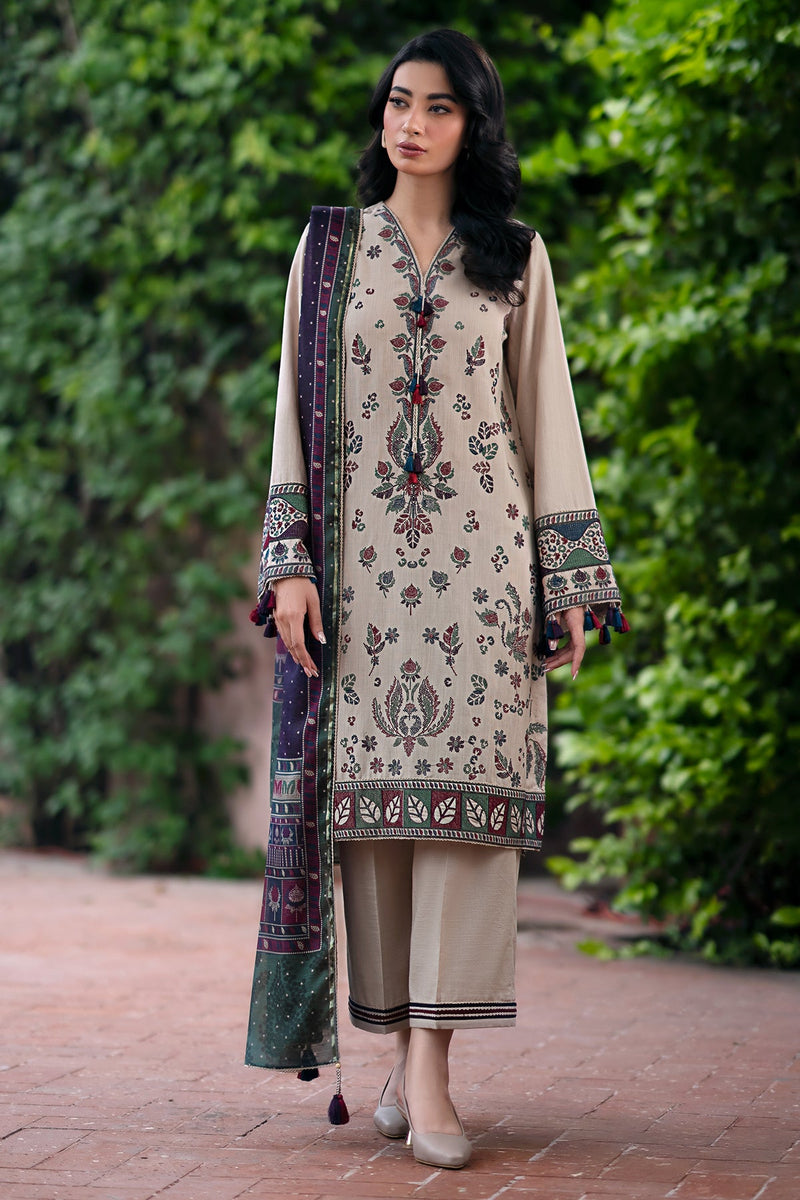 Jazmin | Winter Edition 24 | KHADDAR UW-0059 - Pakistani Designer Dress - by Jazmin | Type: Luxury - 100% Original at Saira Sultan