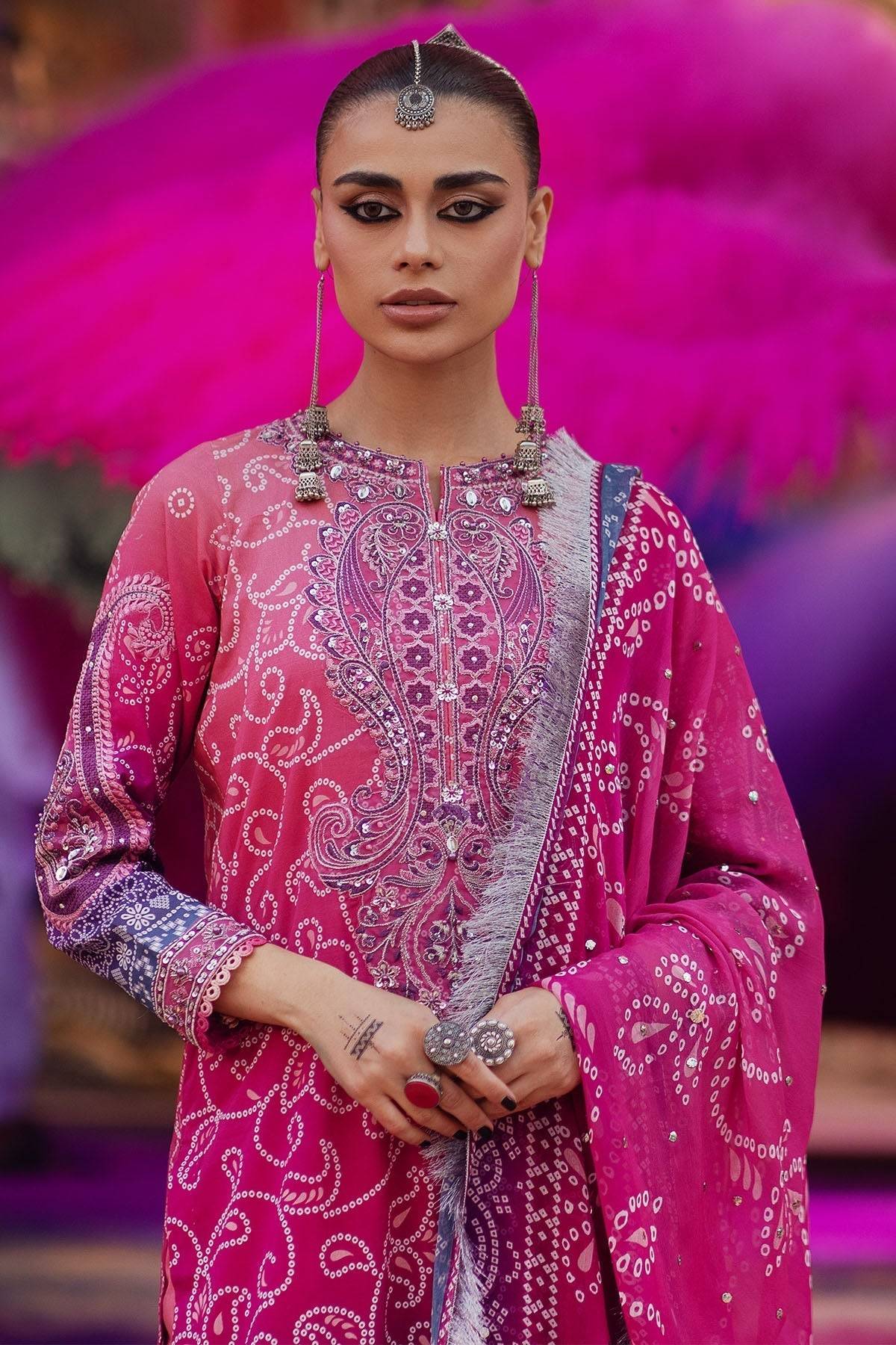 Nureh | Bazaar Lawn | NS-131 - Pakistani Designer Dress - by Nureh | Type: Luxury - 100% Original at Saira Sultan