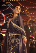 Asim Jofa | Festive Collection 25 | AJLF-01 L Dark Purple Chiffon