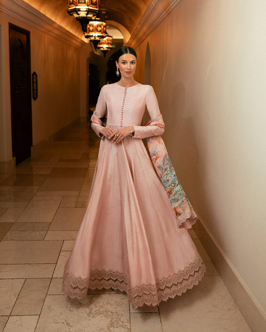 Faiza Saqlain | Zurina Luxury Pret | Zelina - Pakistani Designer Dress - by Faiza Saqlain | Type: Luxury - 100% Original at Saira Sultan