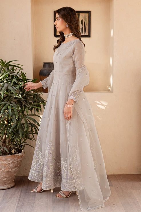 Emaan Adeel | Noore Festive Formals | SORAYA XL Off White Organza
