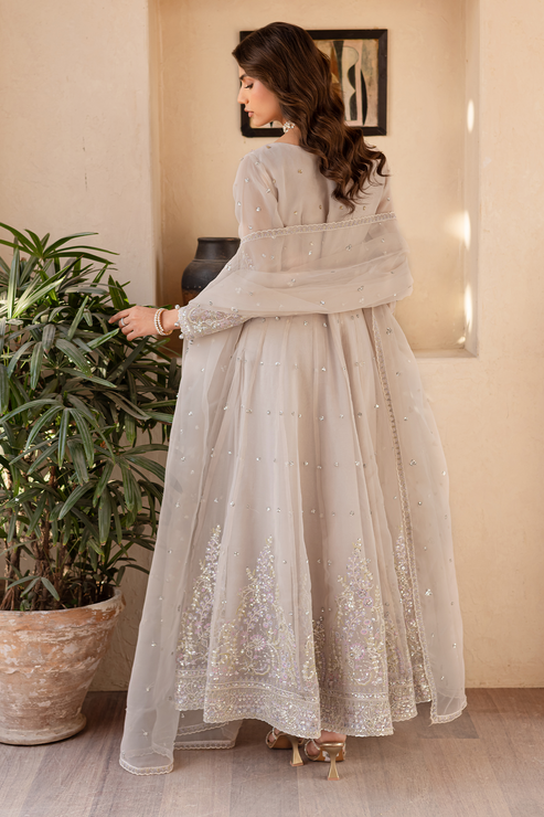 Emaan Adeel | Noore Festive Formals | SORAYA S Off White Organza