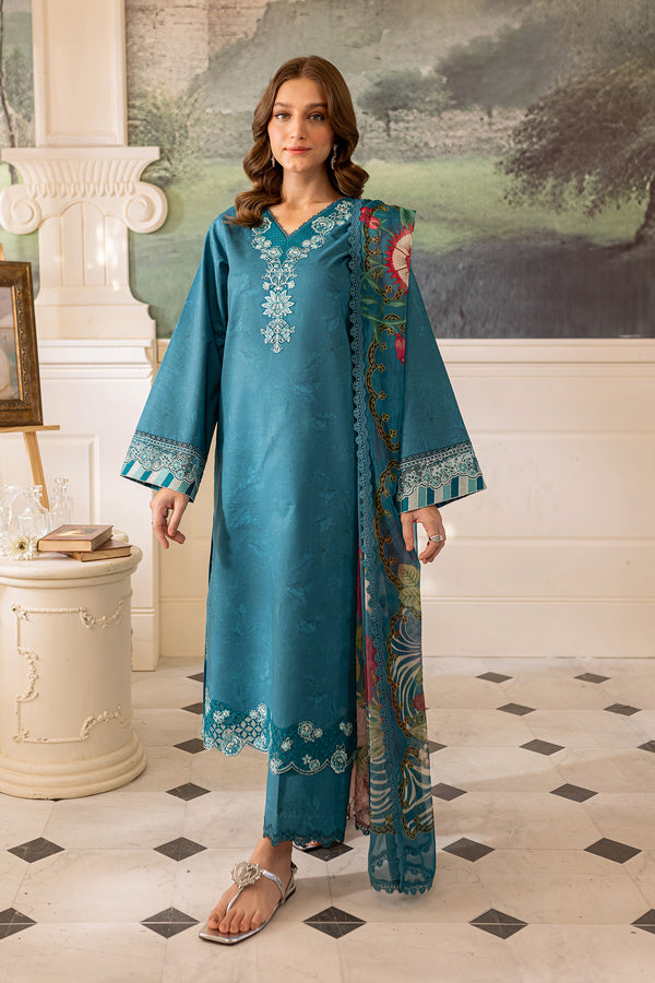Farasha | Seraya Lawn 24 | PERIWINKLE -  Farasha Luxury -  Saira Sultan