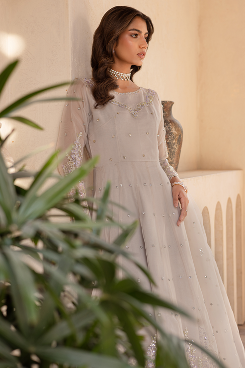 Emaan Adeel | Noore Festive Formals | SORAYA L Off White Organza