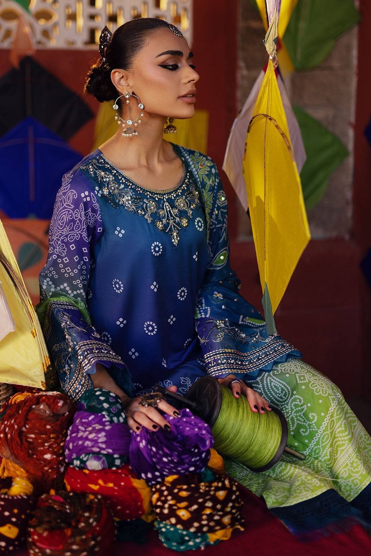 Nureh | Bazaar Lawn | NS-133 - Pakistani Designer Dress - by Nureh | Type: Luxury - 100% Original at Saira Sultan