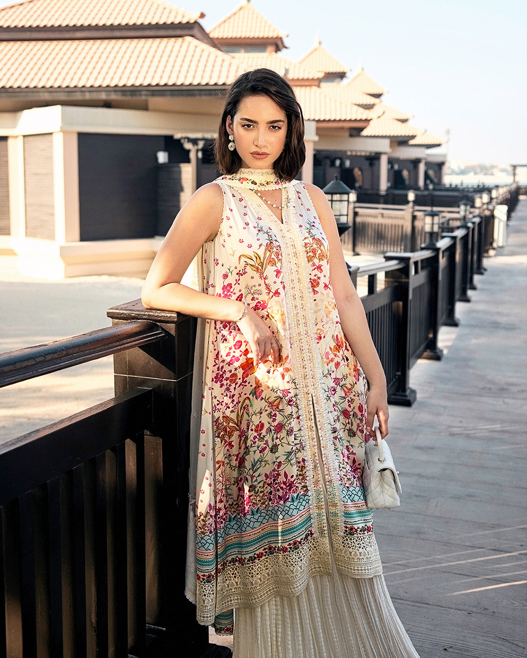 Faiza Saqlain | Carmela Luxury Pret | Beldene L Off White Silk
