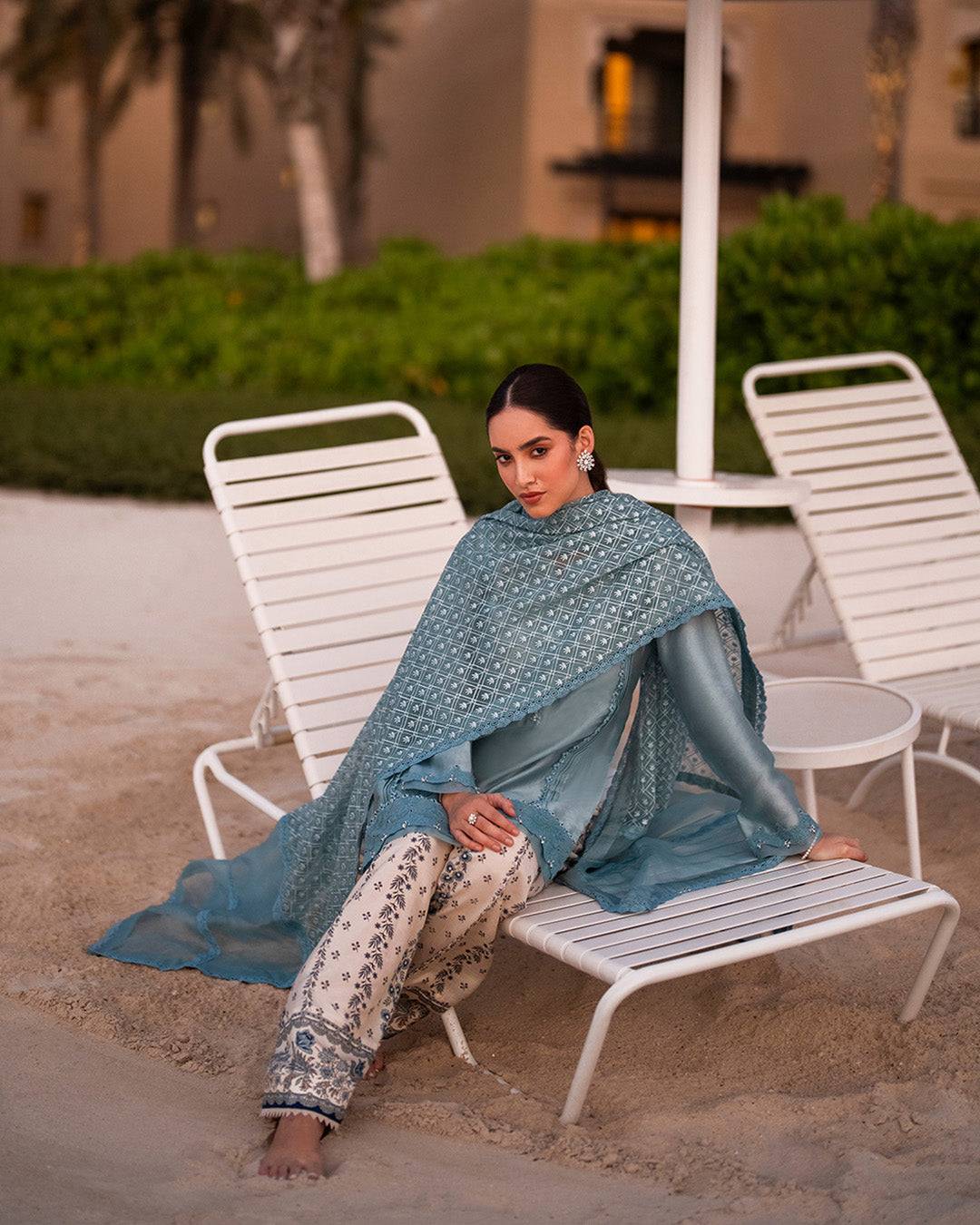 Faiza Saqlain | Zurina Luxury Pret | Venilia - Pakistani Designer Dress - by Faiza Saqlain | Type: Luxury - 100% Original at Saira Sultan