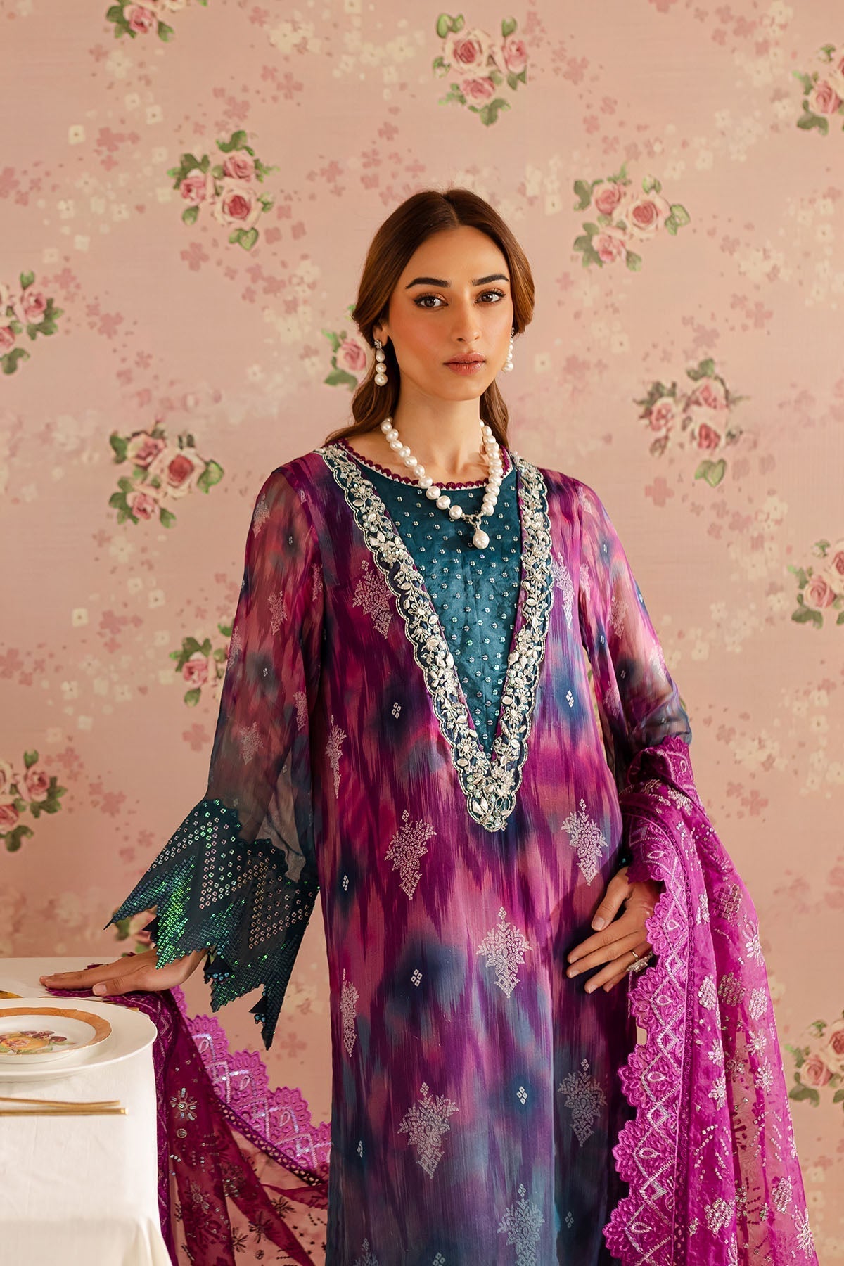 Nureh | Ballerina Formals | NU2-159 M Midnight Blue Chiffon
