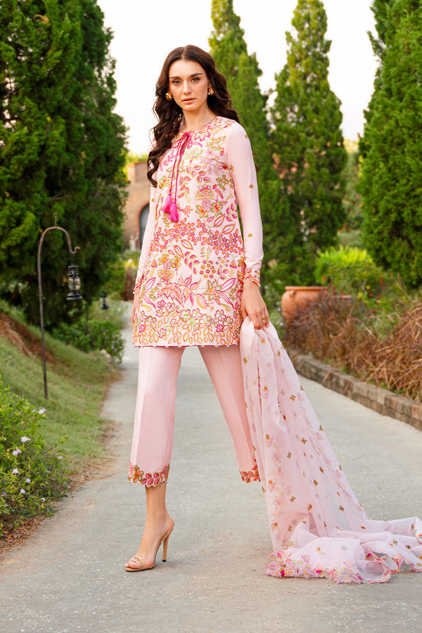 Enzo | Leia Silk Pret | Lauren XL Light Pink Korean Raw Silk