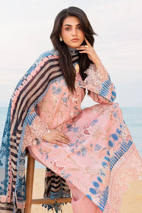 Nureh | Gardenia Lawn 24 | NS-132 A - Pakistani Designer Dress - by Nureh | Type: Luxury - 100% Original at Saira Sultan