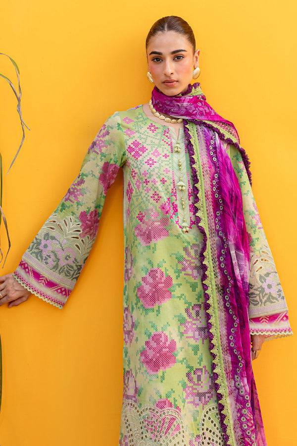Nureh | Gardenia Lawn 24 | NS-139 A - Pakistani Designer Dress - by Nureh | Type: Luxury - 100% Original at Saira Sultan