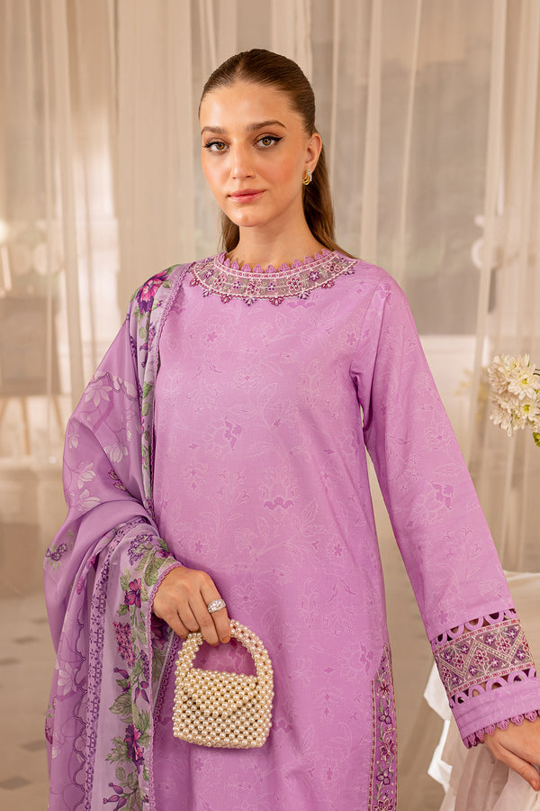 Farasha | Seraya Lawn 24 | VOILET -  Farasha Luxury -  Saira Sultan