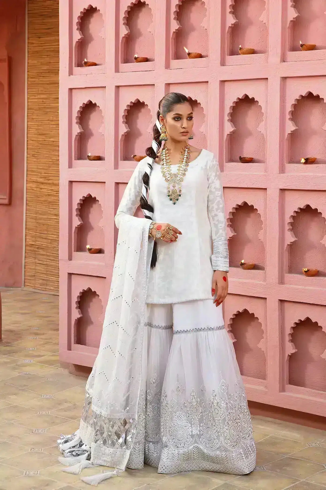 Nilofer Shahid | Nur e Subh Formals | Chandni - Pakistani Designer Dress - by Nilofer Shahid | Type: Formal - 100% Original at Saira Sultan