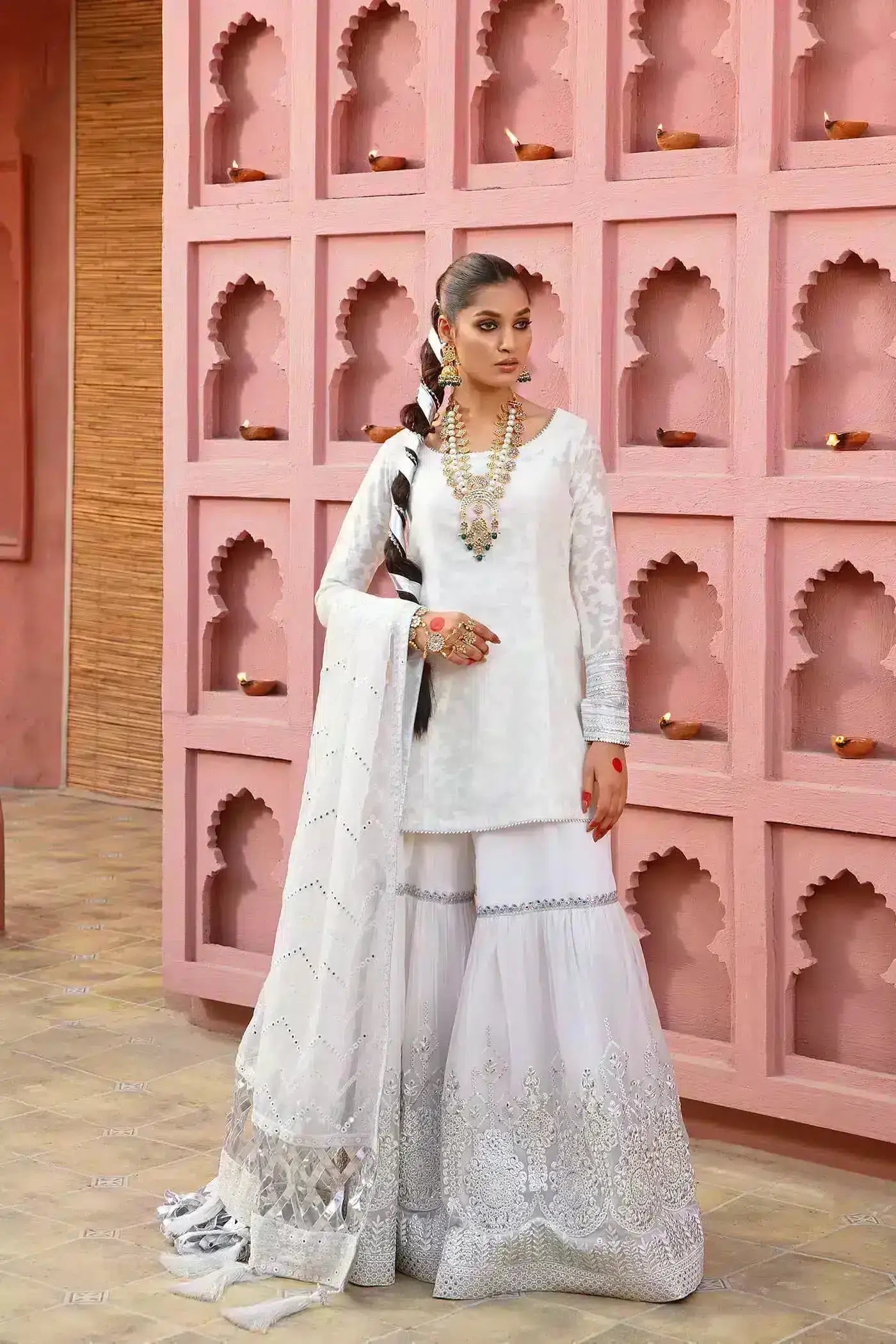 Nilofer Shahid | Nur e Subh Formals | Chandni - Pakistani Designer Dress - by Nilofer Shahid | Type: Formal - 100% Original at Saira Sultan