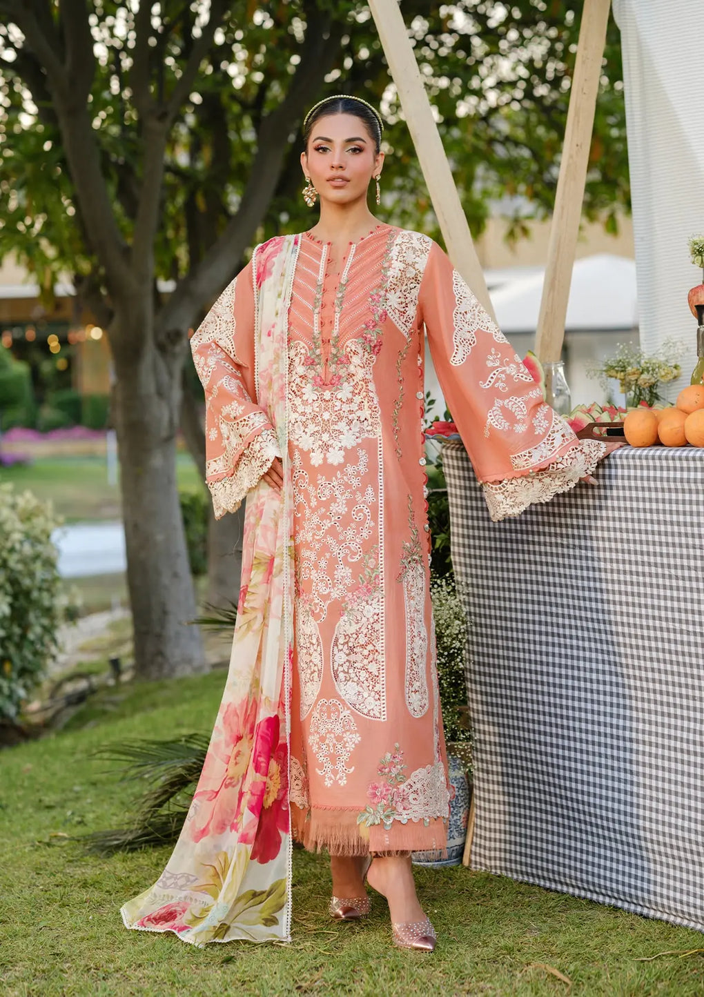 Elaf Premium | Luxury Lawn 25 | ELH-5A AUTUMN DREAM Default Title