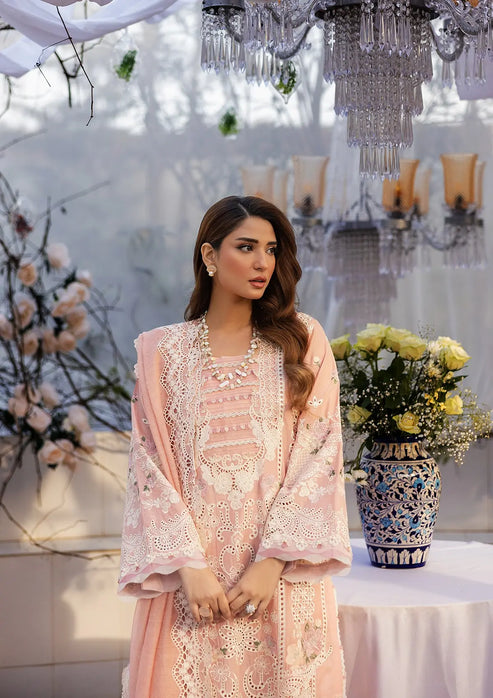Kahf Premium | Luxury Lawn 25 | KLR-2A Olivia -  Kahf Premium Ladies Clothes -  Saira Sultan