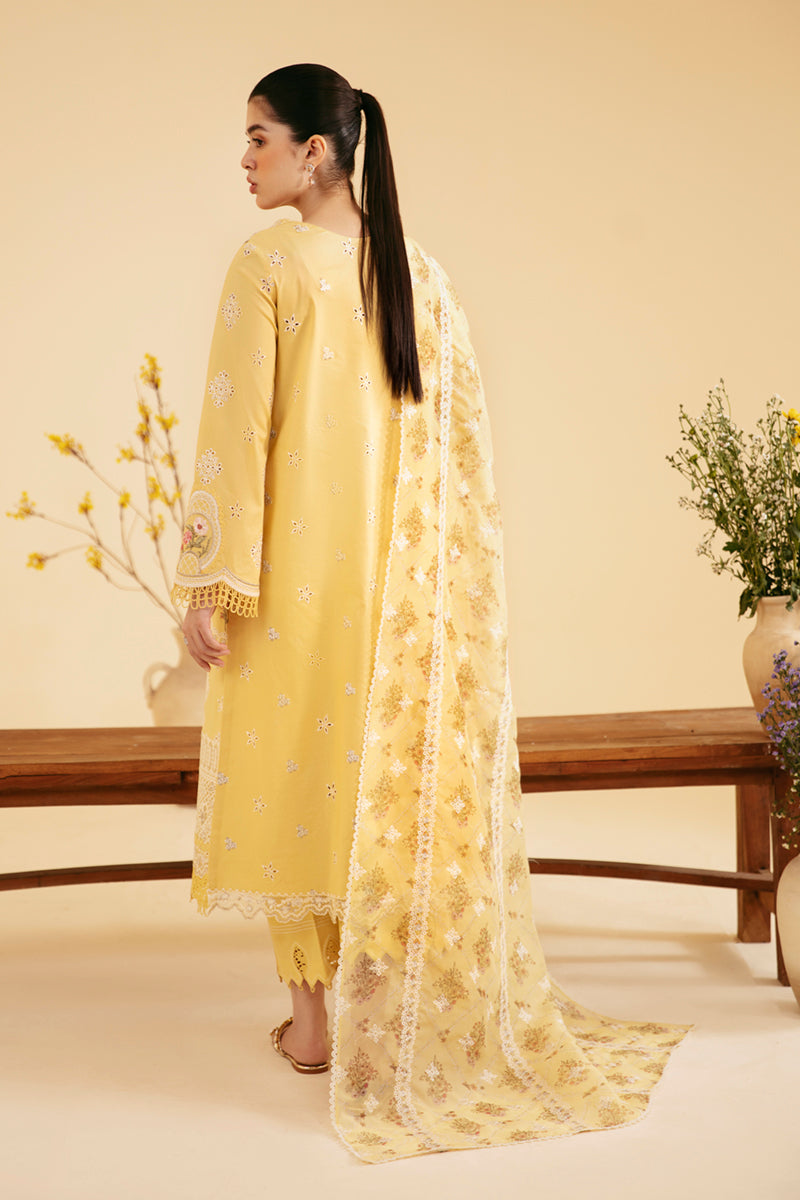Qalamkar | Qlinekari Luxury Lawn | SQ-12 ZHAIN -  Qalamkar Luxury -  Saira Sultan