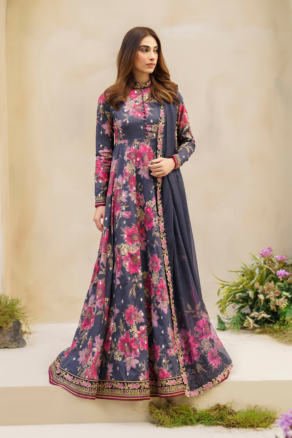 Iznik | Festive lawn 24 | SFL-12 -  Iznik Luxury -  Saira Sultan