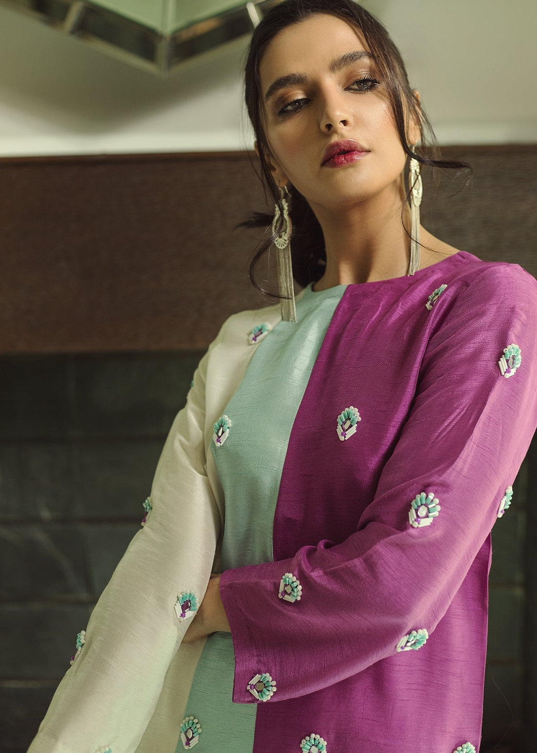 Hana | Serendipity Ready to Wear | Cherry Pop XS Purple Raw Silk