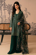 Cross Stitch | Luxe Atelier 24 | VIRIDIAN HAVEN - Pakistani Designer Dress - by Cross Stitch | Type: Luxury - 100% Original at Saira Sultan