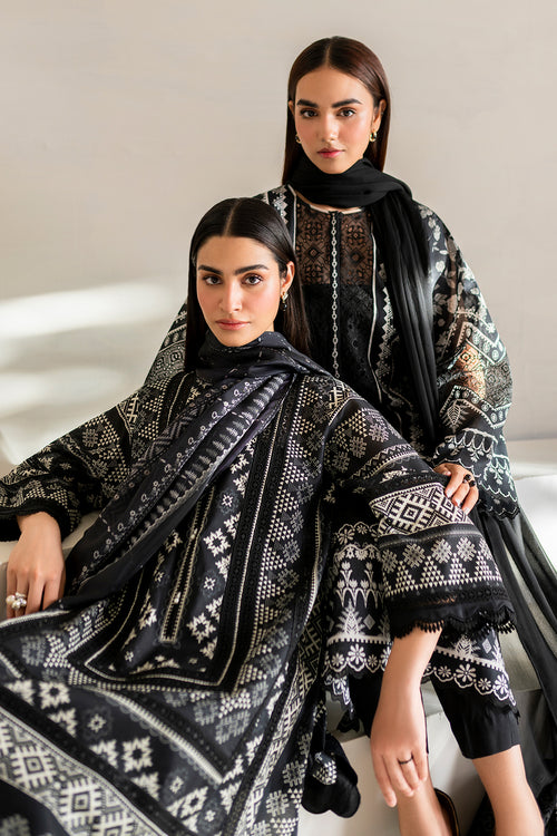 Baroque | Luxury Pret 24 | LAWN UF-672 - Pakistani Designer Dress - by Baroque | Type: Luxury - 100% Original at Saira Sultan