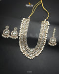 Acacia Malla Necklace Set White