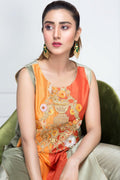 Hana | Eclectic Ready to Wear | Hunter's Green L Multi Raw Silk