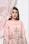 Hana | Eclectic Ready to Wear | Pink Vine S Light Pink Raw Silk