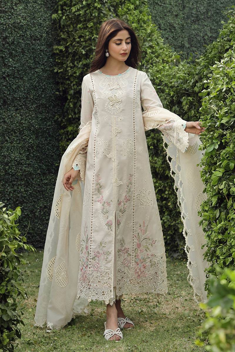Qalamkar | Festive Lawn 2024 | PS-04 ZUHA - Pakistani Designer Dress - by Qalamkar | Type: Luxury - 100% Original at Saira Sultan