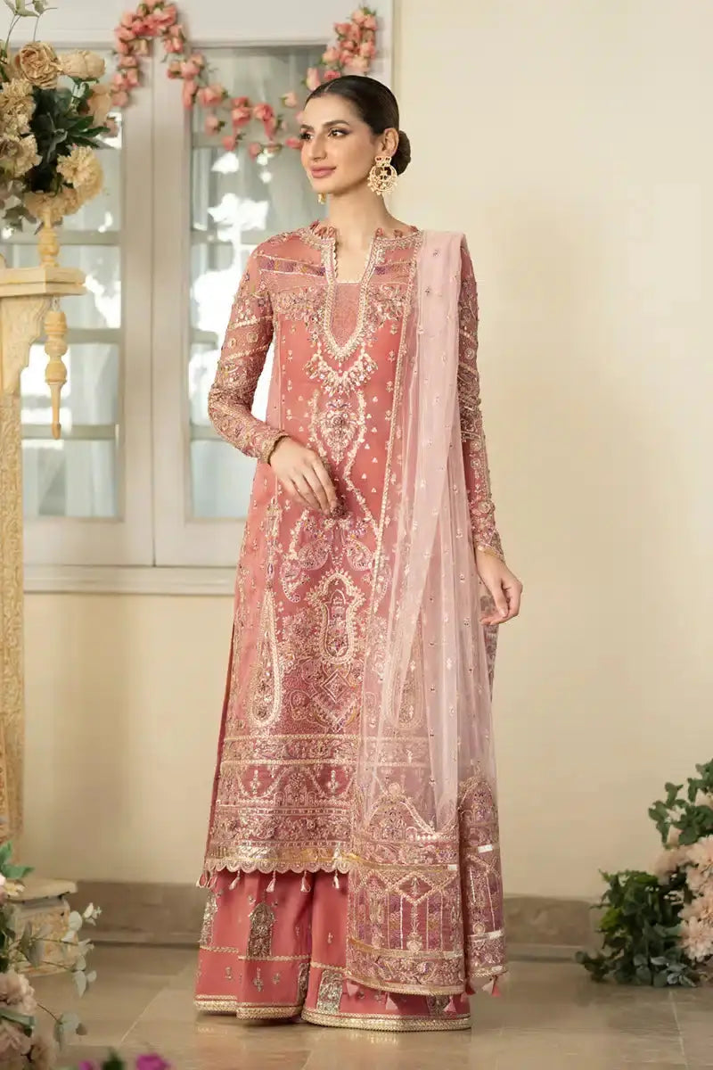 Qalamkar | Dilnaz Wedding Formals | DN-05 SAMARA - Pakistani Designer Dress - by Qalamkar | Type: Bridal - 100% Original at Saira Sultan