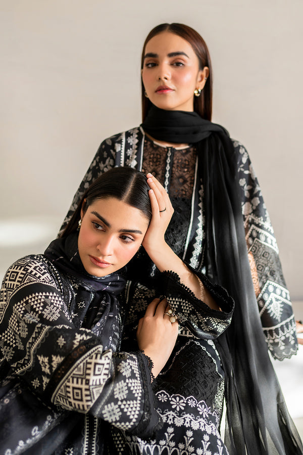 Baroque | Luxury Pret 24 | LAWN UF-672 - Pakistani Designer Dress - by Baroque | Type: Luxury - 100% Original at Saira Sultan