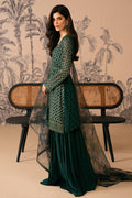 Cross Stitch | Luxe Atelier 24 | VIRIDIAN HAVEN - Pakistani Designer Dress - by Cross Stitch | Type: Luxury - 100% Original at Saira Sultan