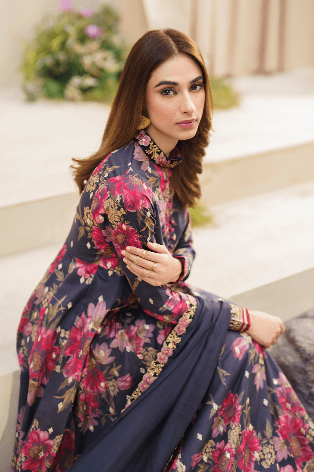 Iznik | Festive lawn 24 | SFL-12 - Pakistani Designer Dress - by Iznik | Type: Luxury - 100% Original at Saira Sultan